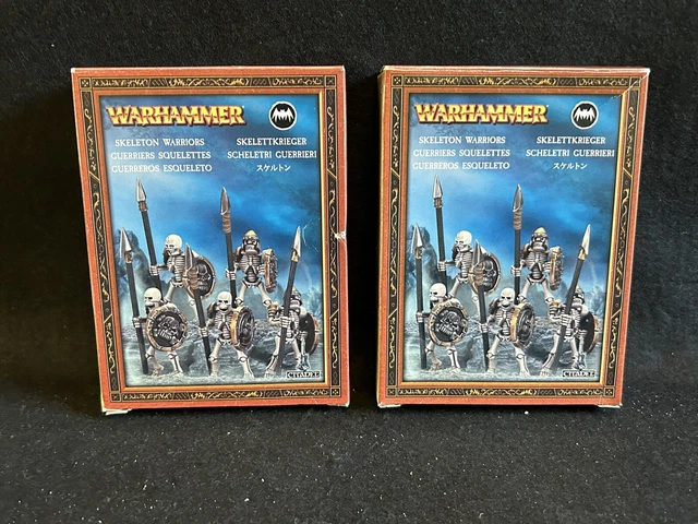 Warhammer Skeleton Warriors 1996 Games Workshop Citadel NIB OOP