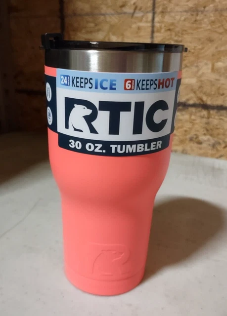 RTIC 30 oz Insulated Tumbler Stainless Steel Coffee Travel Mug with Lid, Spill P
