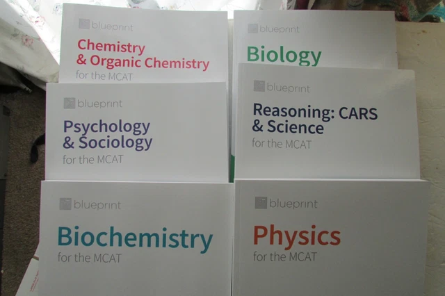 THE NEXT EVOLUTION in MCAT Prep, Blueprint MCAT Tous les 6 livres ...