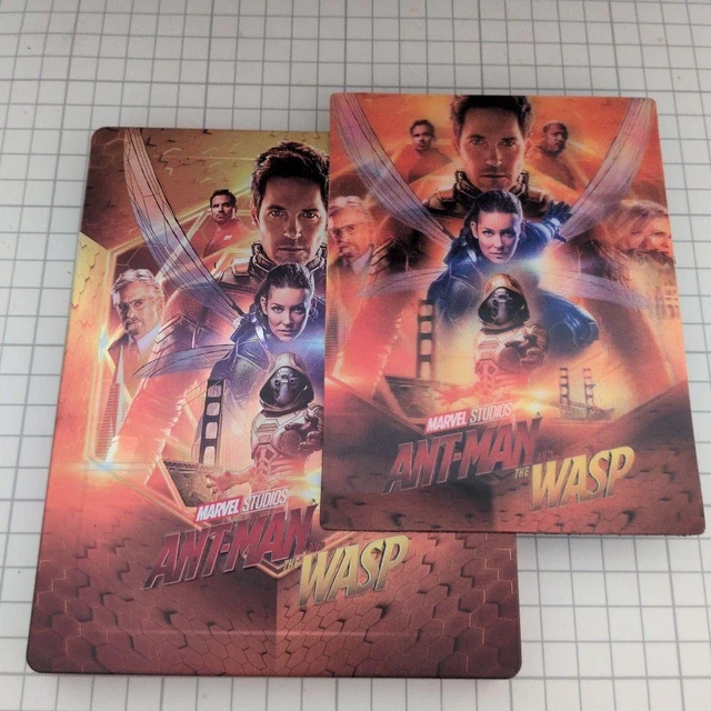 ANT-MAN AND THE Wasp Steelbook Blu-ray 3D/2D 2-Disc [Age 13+] £112.43 ...