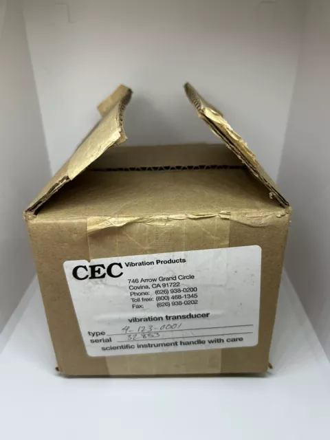 CEC Industrial / Aviation Vibration Velocity Transducer (PART #4-123-0001)