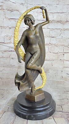 After  Guirande (French, active 20th century), Art Deco style patinated Art NR