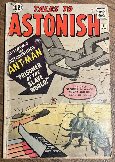 Tales to Astonish #41 (Marvel, March 1963) Early Ant Man