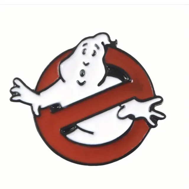 Ghostbusters: Frozen Empire 2024 Ghost Pin Badge Comedy / Horror Movie Brooch