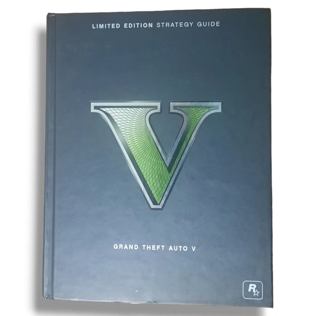 GRAND THEFT AUTO V Limited Edition Hardcover Strategy Guide Book Brady