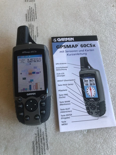 GARMIN GPSMAP 60CSX Handheld GPS Tracker Navigator Outdoor SD Card - View #11