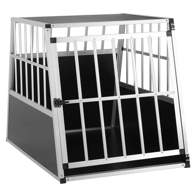 B-Stock Cadoca Dog Car Crate Aluminium Sturdy Transport Box