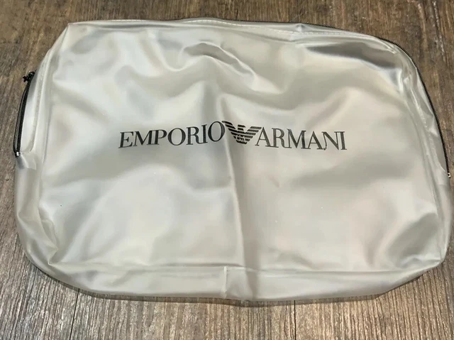 EMPORIO ARMANI CLEAR Wash Bag Used but in Good Condition 11.99