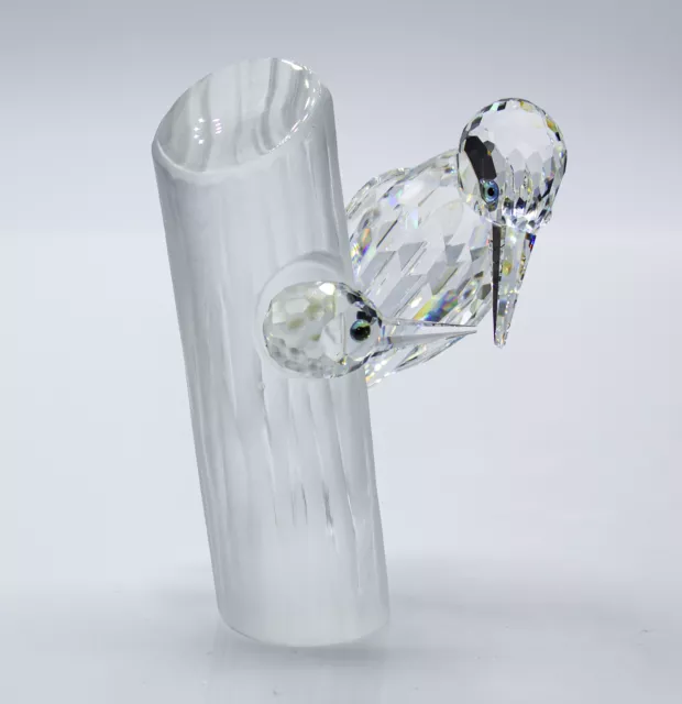 Swarovski Crystal Figurine, Sharing - V1 SCS AE, Woodpeckers (014745) 4" MIB