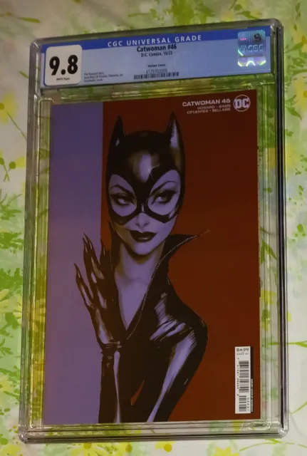 Catwoman #46 CGC 9.8 Sozomaika 'minimal' cover DC Comics 2022 (NM/M)