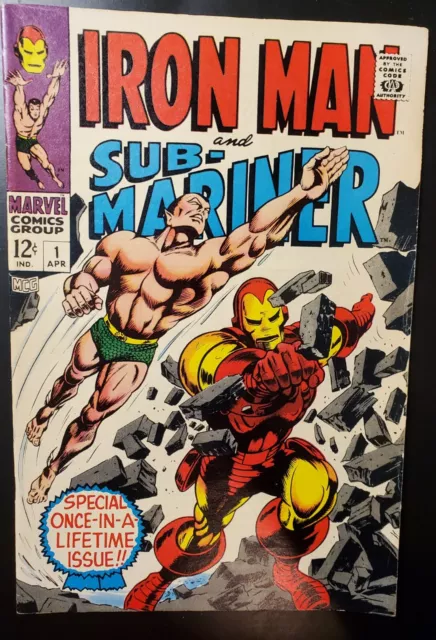 Iron Man &Sub-Mariner #1 - 1968 - Marvel Comics - Key Issue - One Shot -NICE!