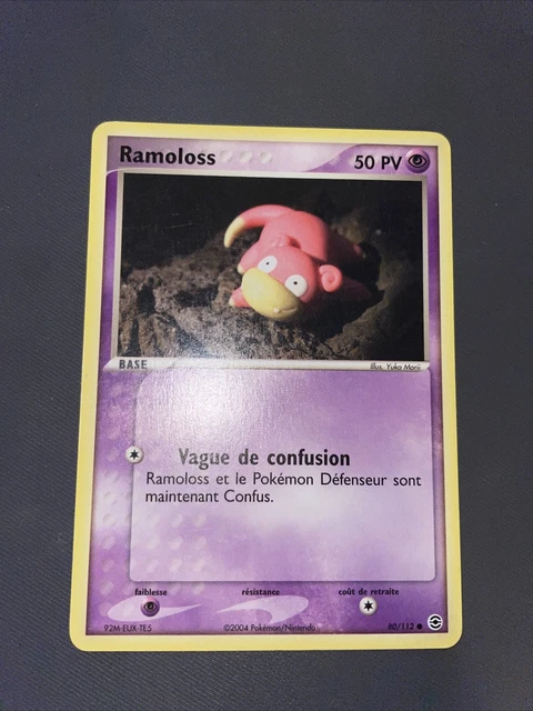Ramoloss Commune - Pokemon 80/112 Ex Rouge Feu Vert Feuille Neuf Francais