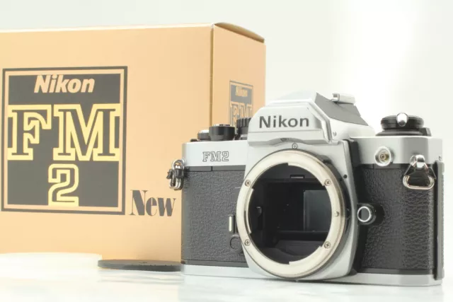 [Near MINT Late model in BOX ] Nikon New FM2 FM2N Silver 35mm Camera From JAPAN