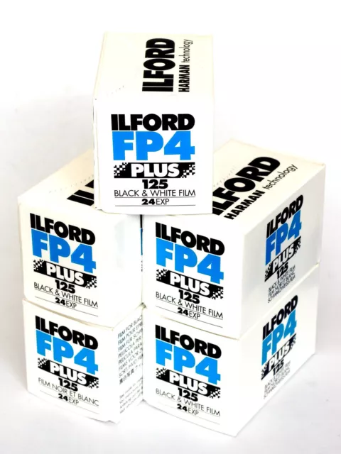 5 Films ILFORD FP4 Plus 125 135-24 (Pellicule 35mm)