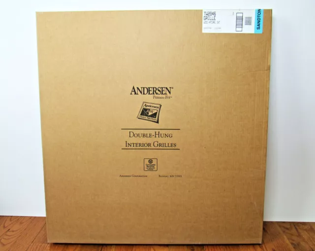 Andersen TW2846 Window Grilles (2) For 400 Series Tilt-Wash Double-Hung Windows