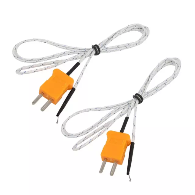 -50-200 Celsius K Type Thermocouple Probe Temperature Sensor 2 Pcs