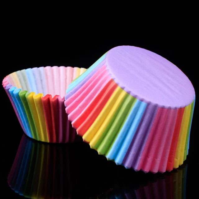 300 piezas de 3 bolsas soporte para cupcakes a prueba de grasa papel resistente al calor taza papel para pasteles