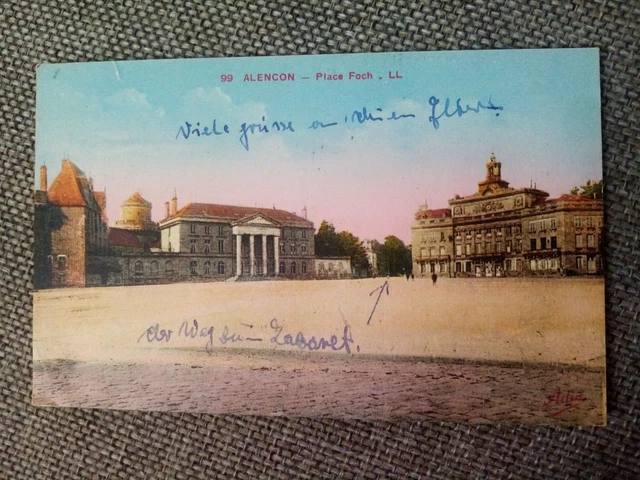 Cpa Alençon Place Foch