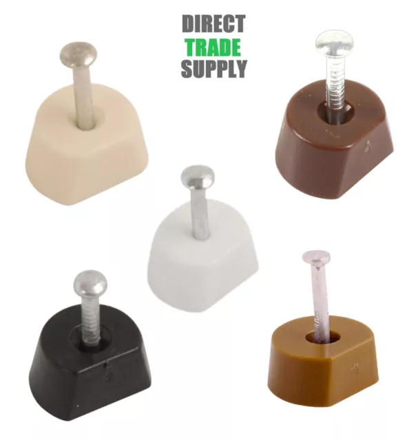 Shelf Support Knock In Nail Small Plastic Various Colours & Size Kitchen Bedroom