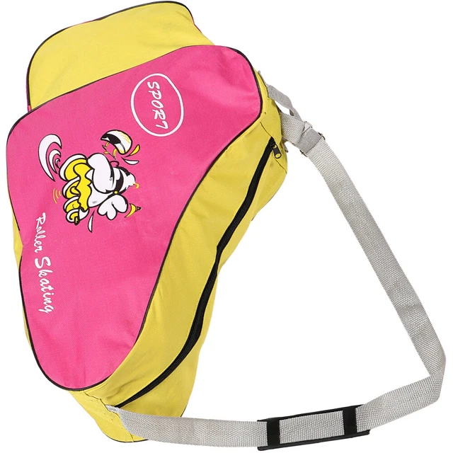 Borsa Pattini A Rotelle Borsa Per Pattini A Rotelle E Ghiaccio - Zaino Impermeabile Oxford 40x39x30 Cm, Tracolla Regolabile Trasporto Pattini