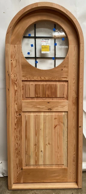 Rustic reclaimed Doug Fir door glass window U choose dimension storybook