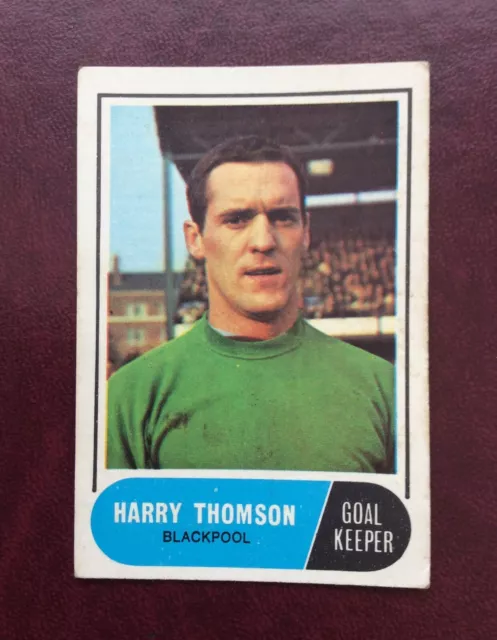 A&BC-1969 SCOTTISH BLUE BACK SERIES 2 -# 70 ~ HARRY THOMSON of BLACKPOOL ~ VGC