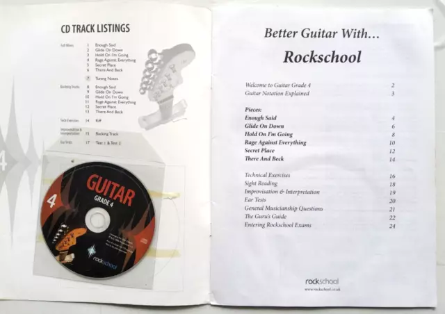 E-Gitarre Rockschule Klasse 4 Diplom Buch mit CD 2