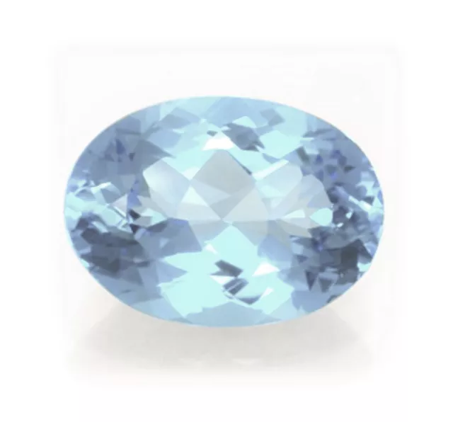 Natural Sky Blue Topaz 6mm x 4mm Oval Cut Gem Gemstone