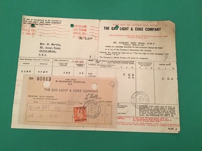 Apex Industries Ltd London 1947 stamped  receipt R35549 