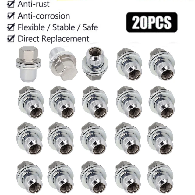 FOR RANGE ROVER L322 Stainless Alloy Wheel Nut Set Lr068126 (X20 Nuts