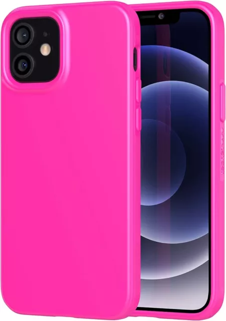 Genuine Tech21 Pink EvoSlim  Impact Protection Case Cover For iPhone 12 & 12 Pro