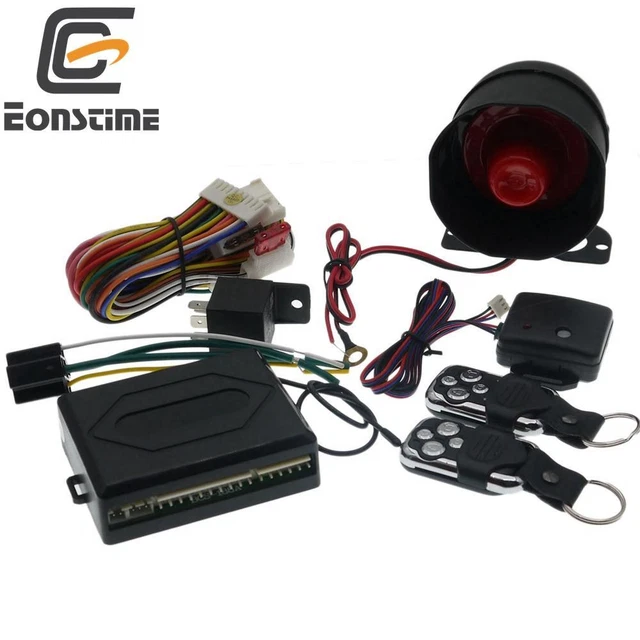 Car 1-Way Alarm Protection Burglar System Keyless Entry Siren Remote Control