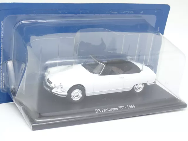 Universal Hobbies UH Presse 1/43 - Citroen DS Prototype S Blanche 1964