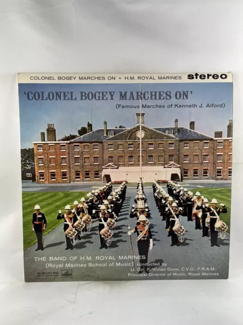 H.m.royal Marines "Colonel Bogey Marches On" Hmv Csd 1282 Stereo Vinyl Lp