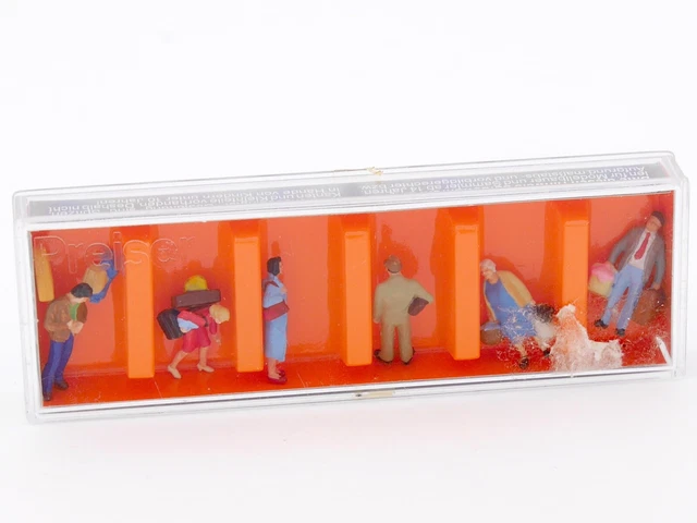 Preiser  Ho 1/87 Coffret De Personnages Voyageurs Pour Diorama #10114