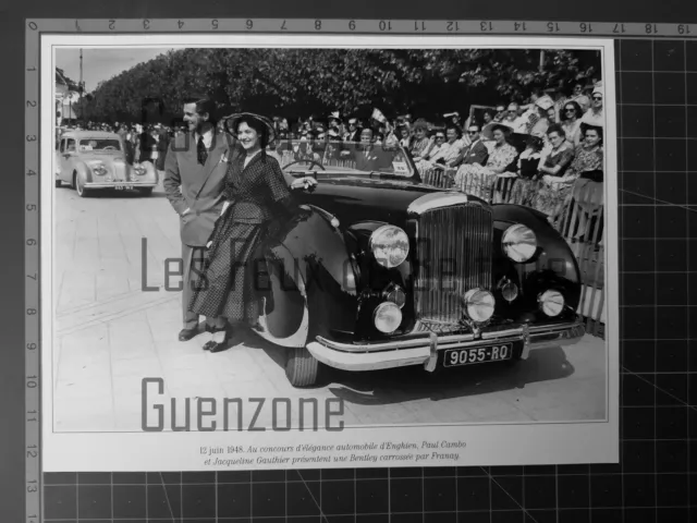 BENTLEY FRANAY PAUL CAMBO GAUTHIER CONCOURS ELEGANCE 1948 document photo