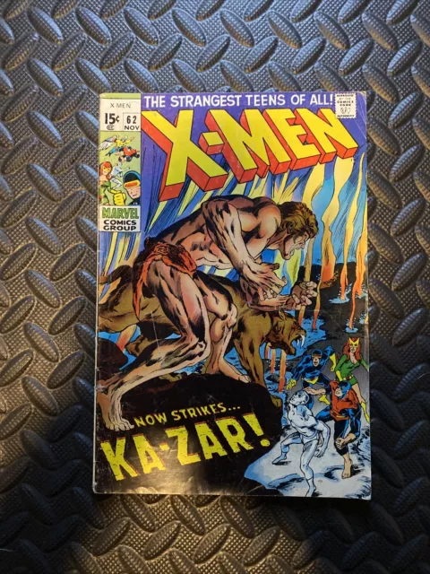 Marvel Comics - Uncanny X-Men, Vol. 1 #62 (November, 1969) Newsstand Edition