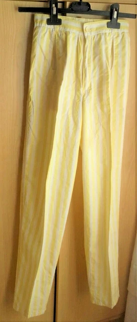 BENETTON - Pantalone Bambina a righe, taglia 12 - Girl Trousers