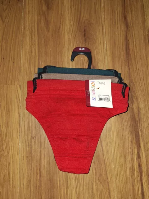 Joyspun Women's Sheer Stripe Seamless Boyshort Panties, 3-Pack