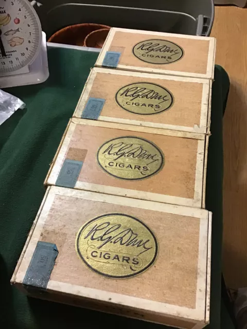 Empty Wood Cigar Boxes