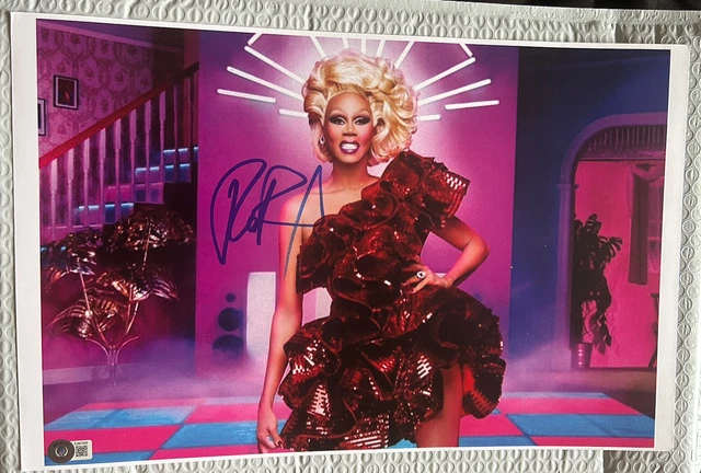 Rupaul Charles Signed Photo Drag Race BAS COA Beckett BJ067998
