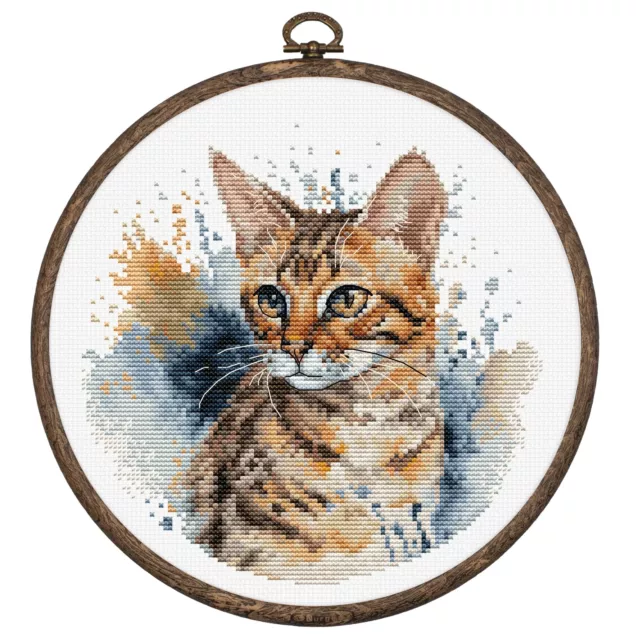 The Bengal Cat BC210l Luca-S Counted Cross-Stitch Kit