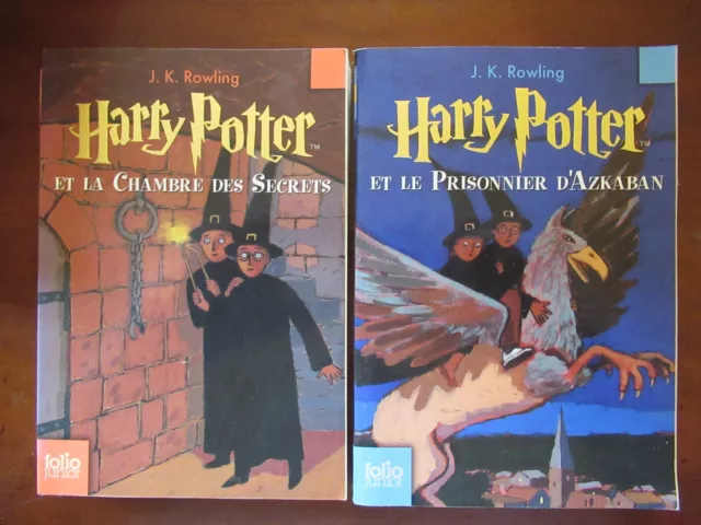 Lot De 2 Harry Potter / La Chambre Des Secrets + Le Prisonnier D'azkaban Tbe