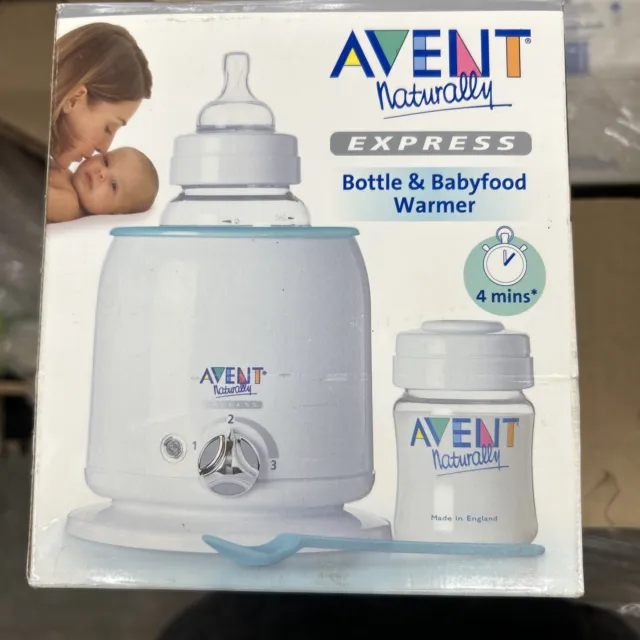 New In box Vintage Made In England Avent Express Bottle & Food Warmer