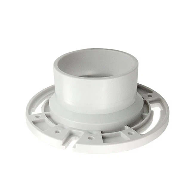 Suoumwa Toilettenflansch-Reparaturset Mit Wachsring – Inkl. Schrauben, PVC – Für Neue Installation Oder Reparatur
