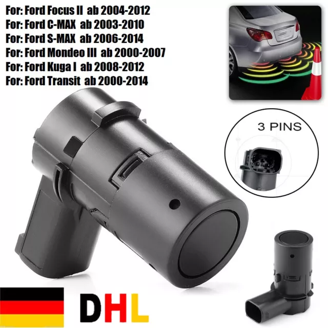 PDC Parksensor Sensor für Ford C-Max Focus II III Kuga Mondeo III S-Max Transit