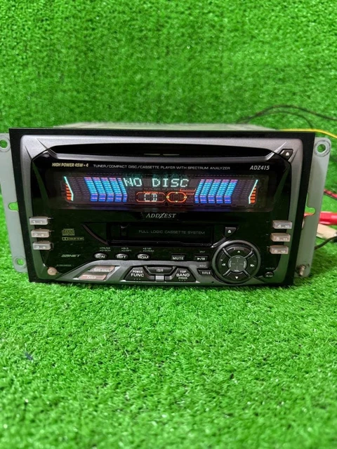 ADDZEST 2DIN CD cassette deck ADZ525 Genuine OEM JDM Audio Deck