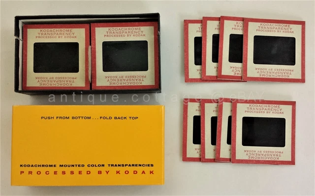 c1959 vintage 33 GENE PARMER new holland pa? SNOW PHOTOGRAPH SLIDES