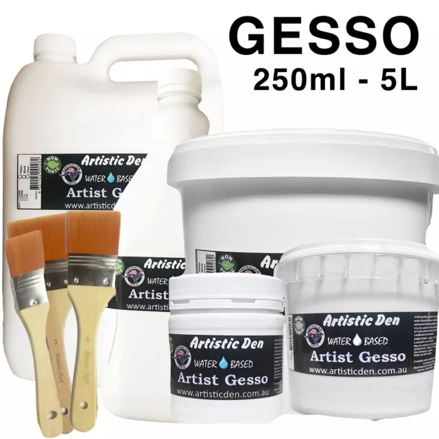 Artist Transparent Gesso Transparent Canvas Gesso 250ml-5L Canvas Primer Craft