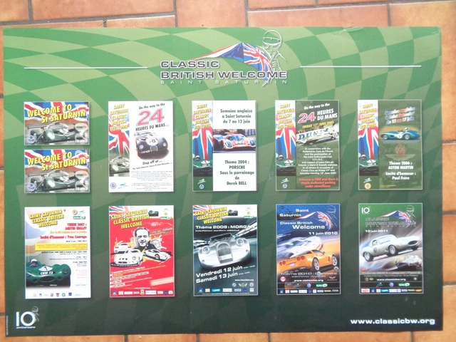 Affiche Originale 24 Heures Du Mans – Poster Vintage Auto, Automobilia